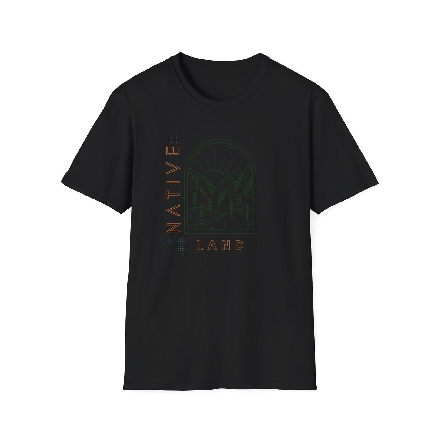 Minimalistic Native Land Soft Style T-Shirt