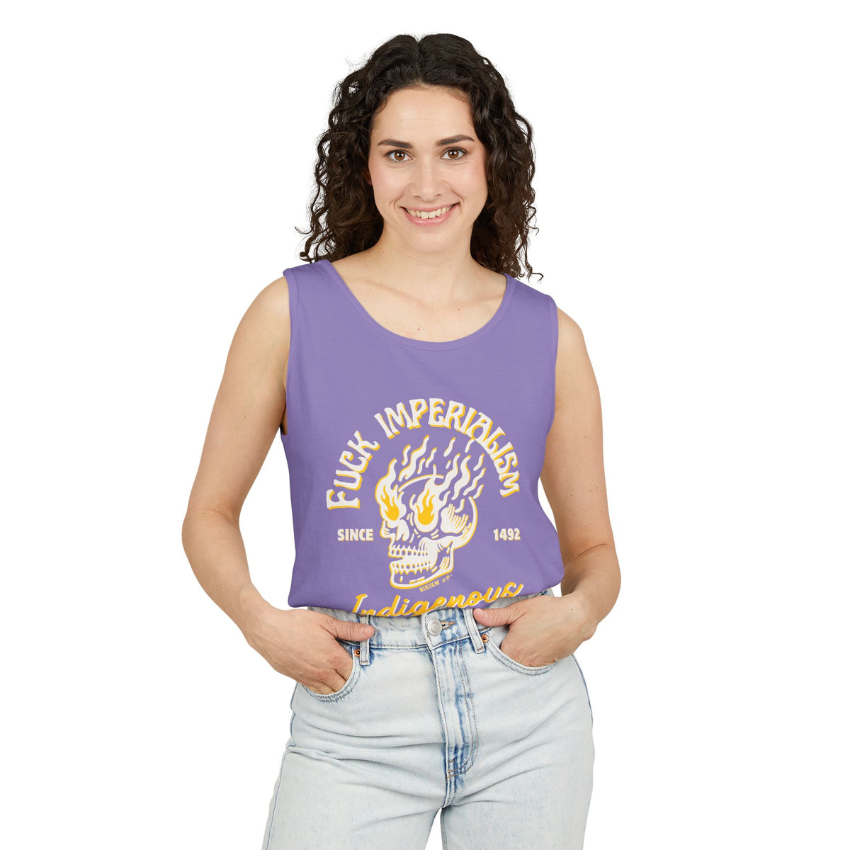 Fuck Imperialism Cotton Tank Top