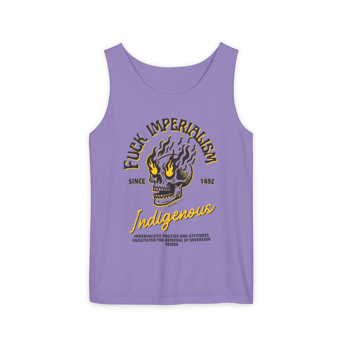 Fuck Imperialism Cotton Tank Top