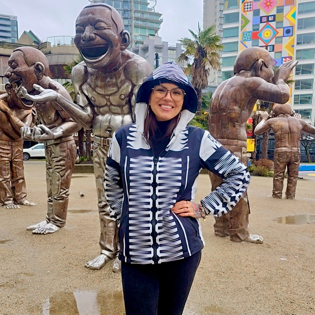 Native Print Windproof Jacket