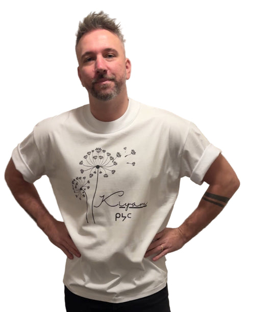 Kiyam  ᑭᔭᒼ Organic High Neck Oversized  t-shirt native apparel Indigenous ally 