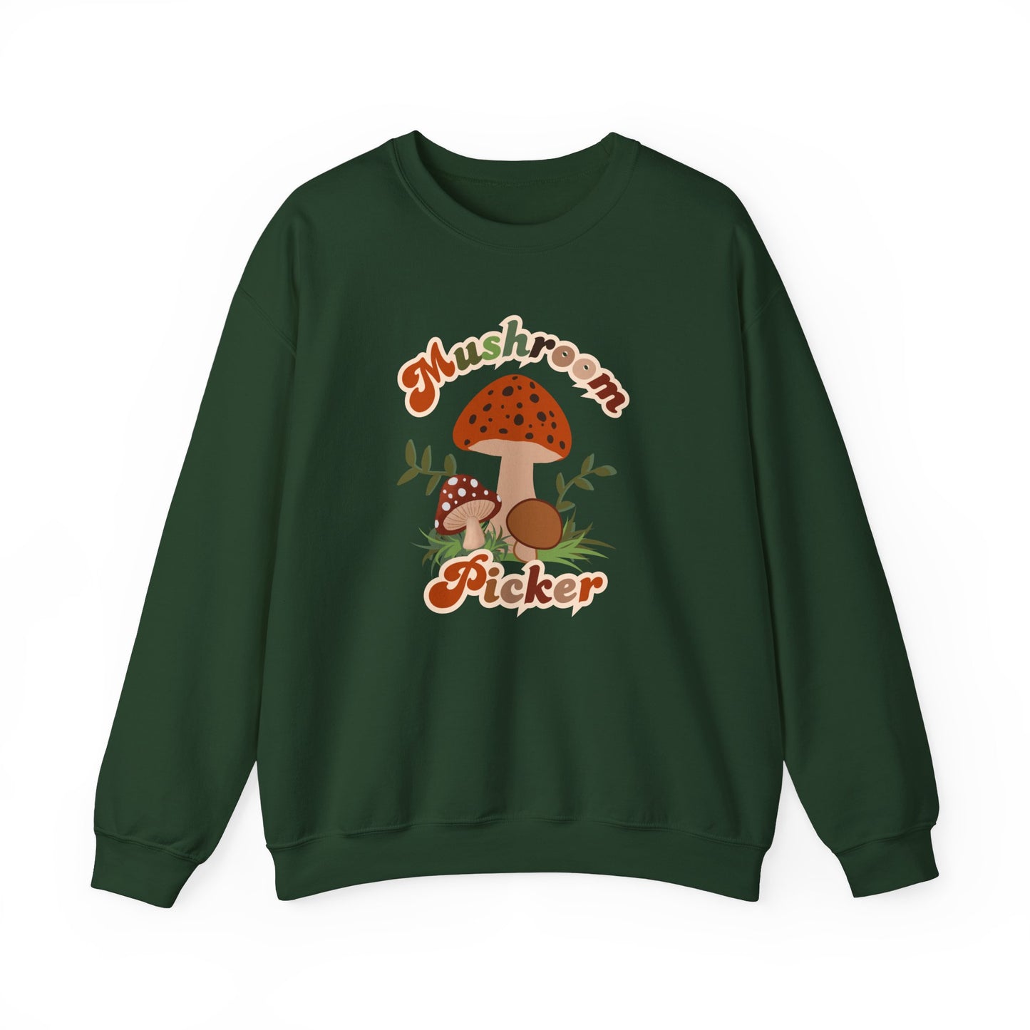 Mushroom Picker Heavy Blend Crewneck Sweatshirt