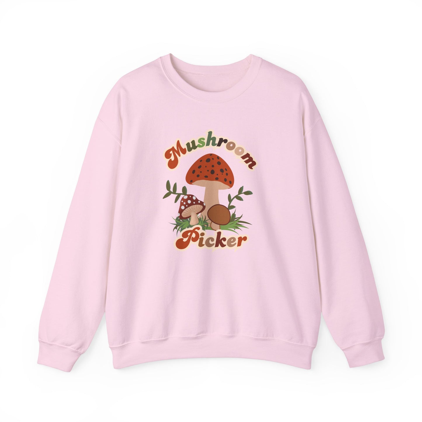 Mushroom Picker Heavy Blend Crewneck Sweatshirt