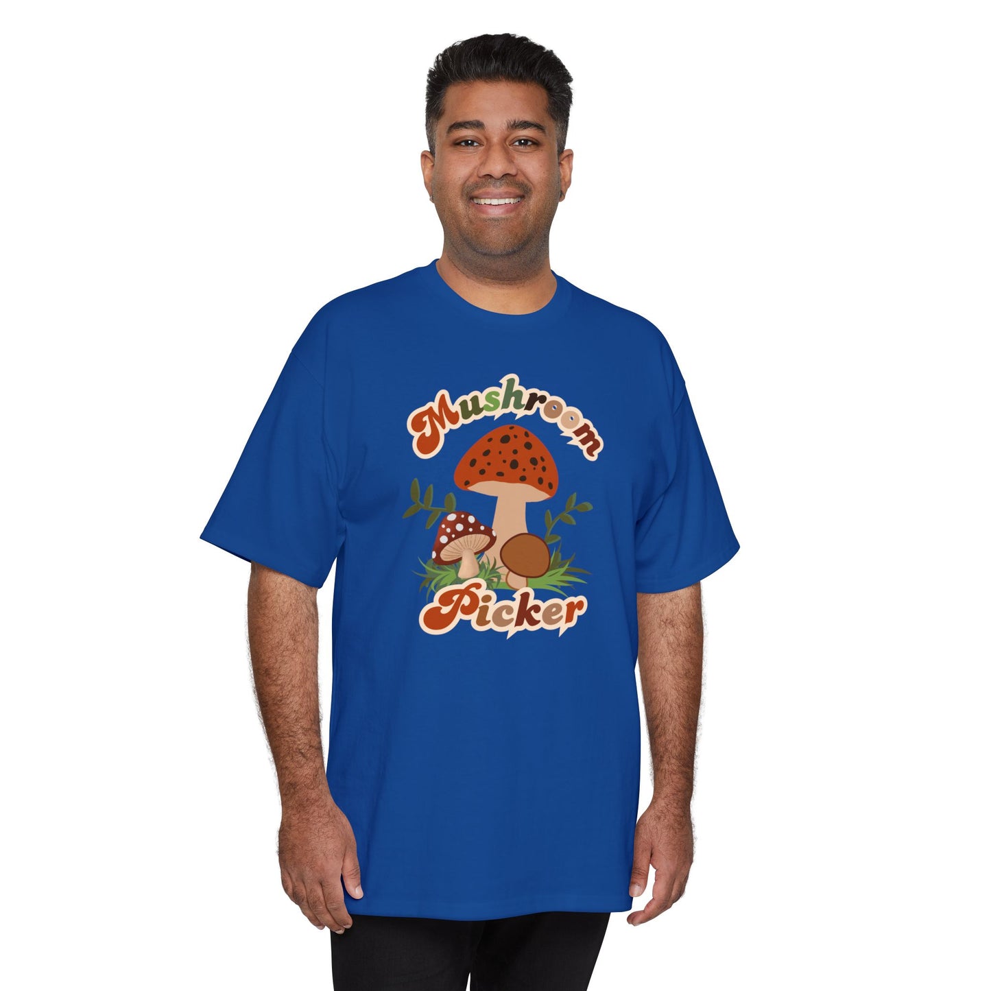 Mushroom Picker Cotton Tall T-Shirt