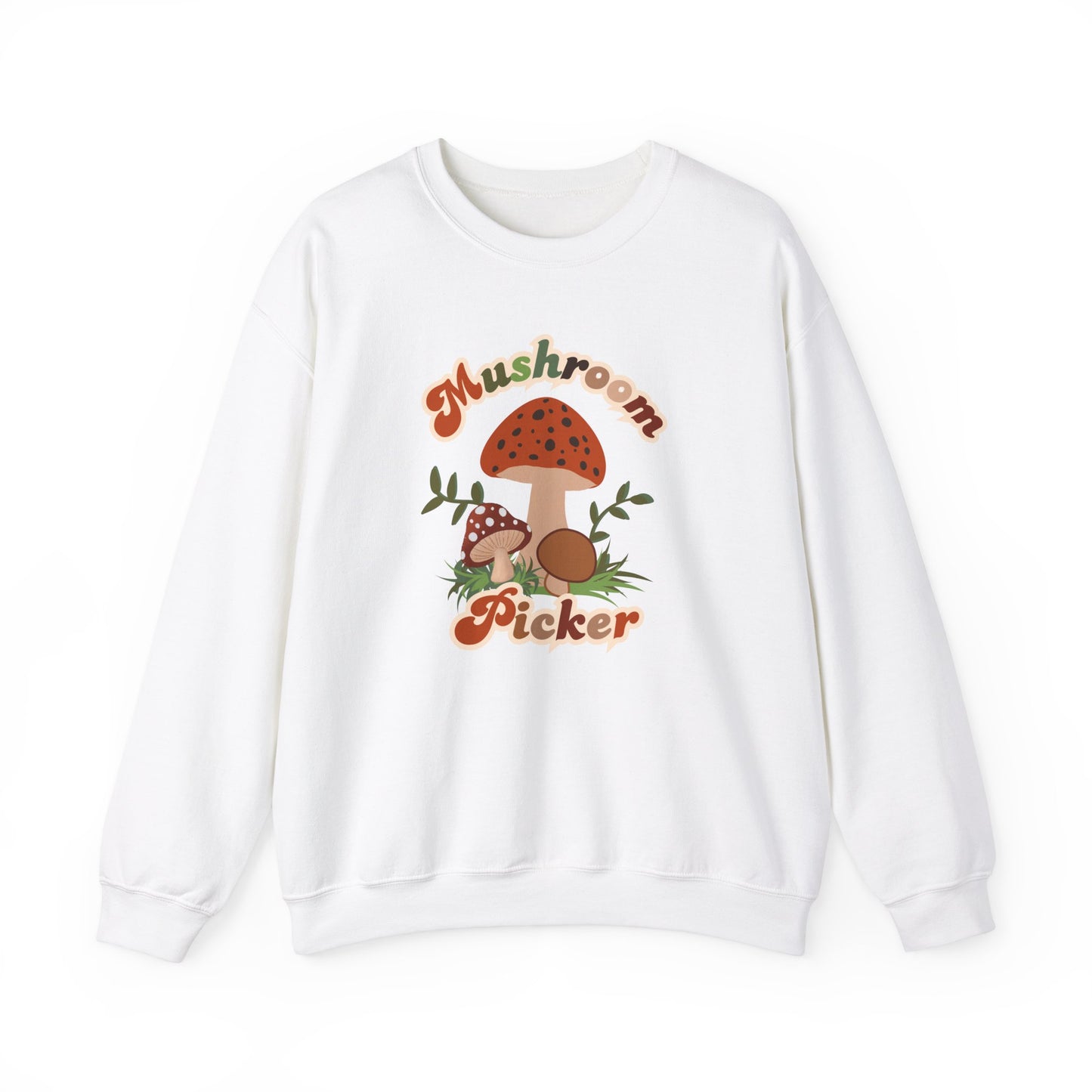 Mushroom Picker Heavy Blend Crewneck Sweatshirt