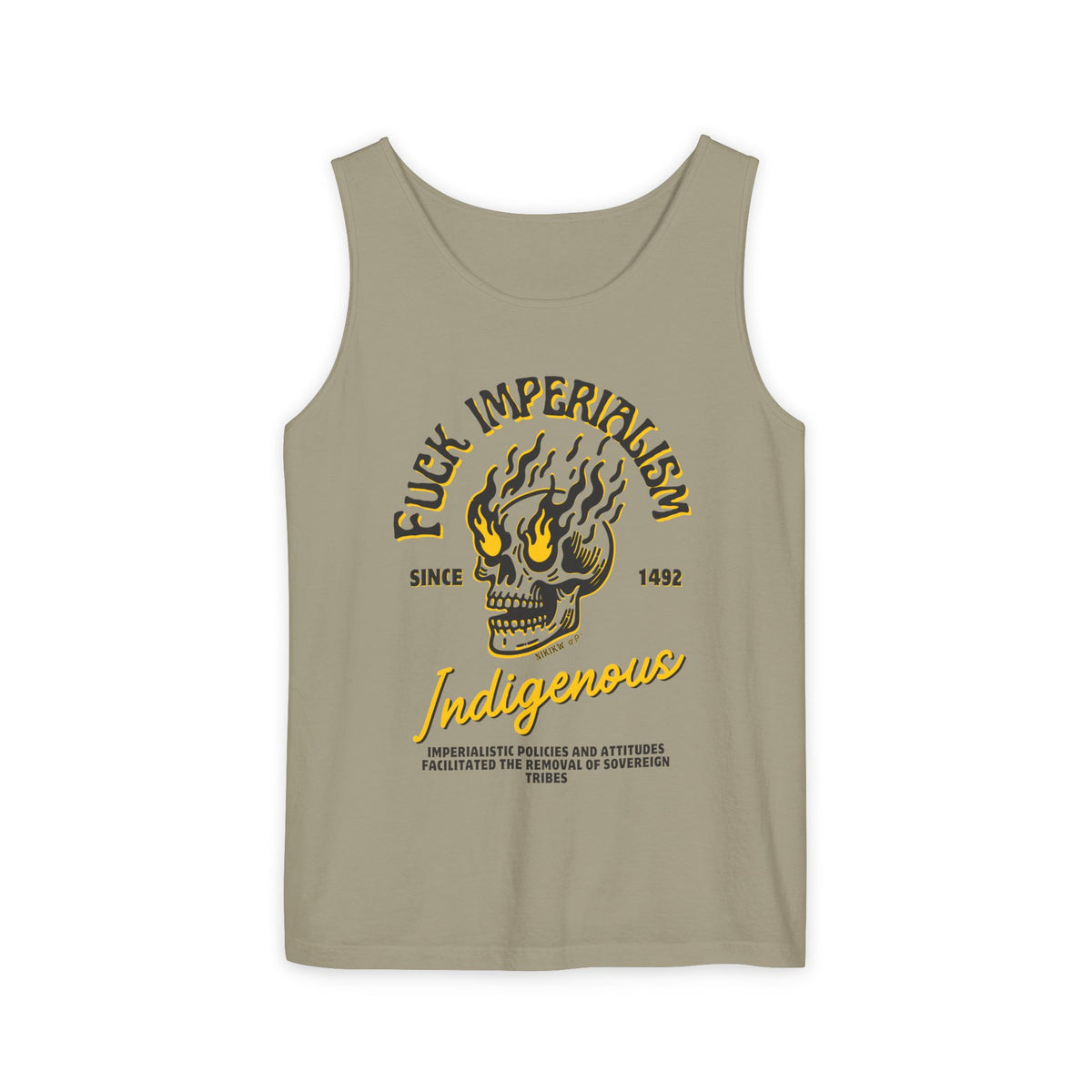 Fuck Imperialism Cotton Tank Top