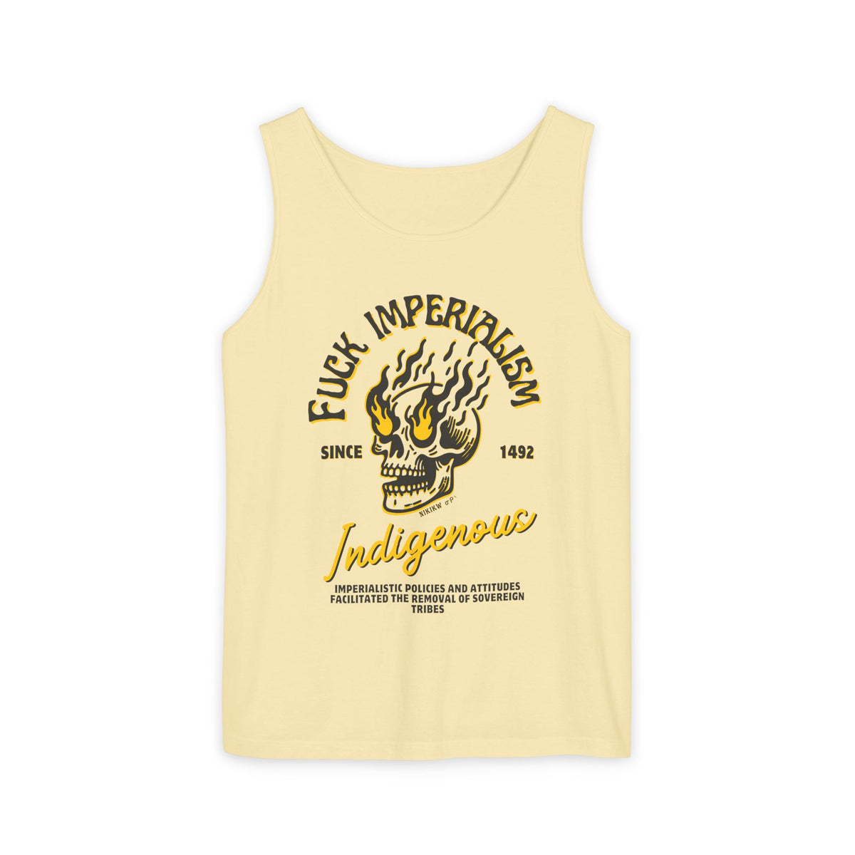 Fuck Imperialism Cotton Tank Top