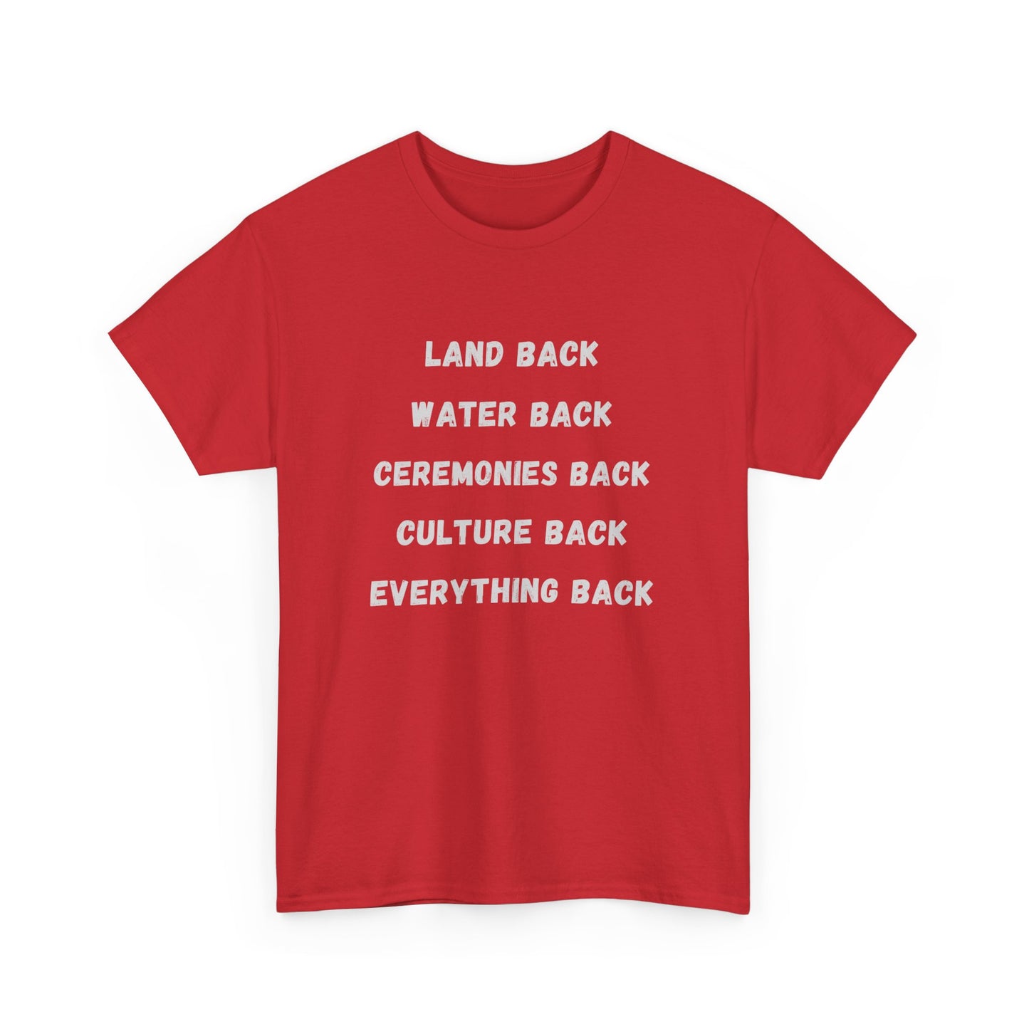 Land Back Heavy Cotton Tee