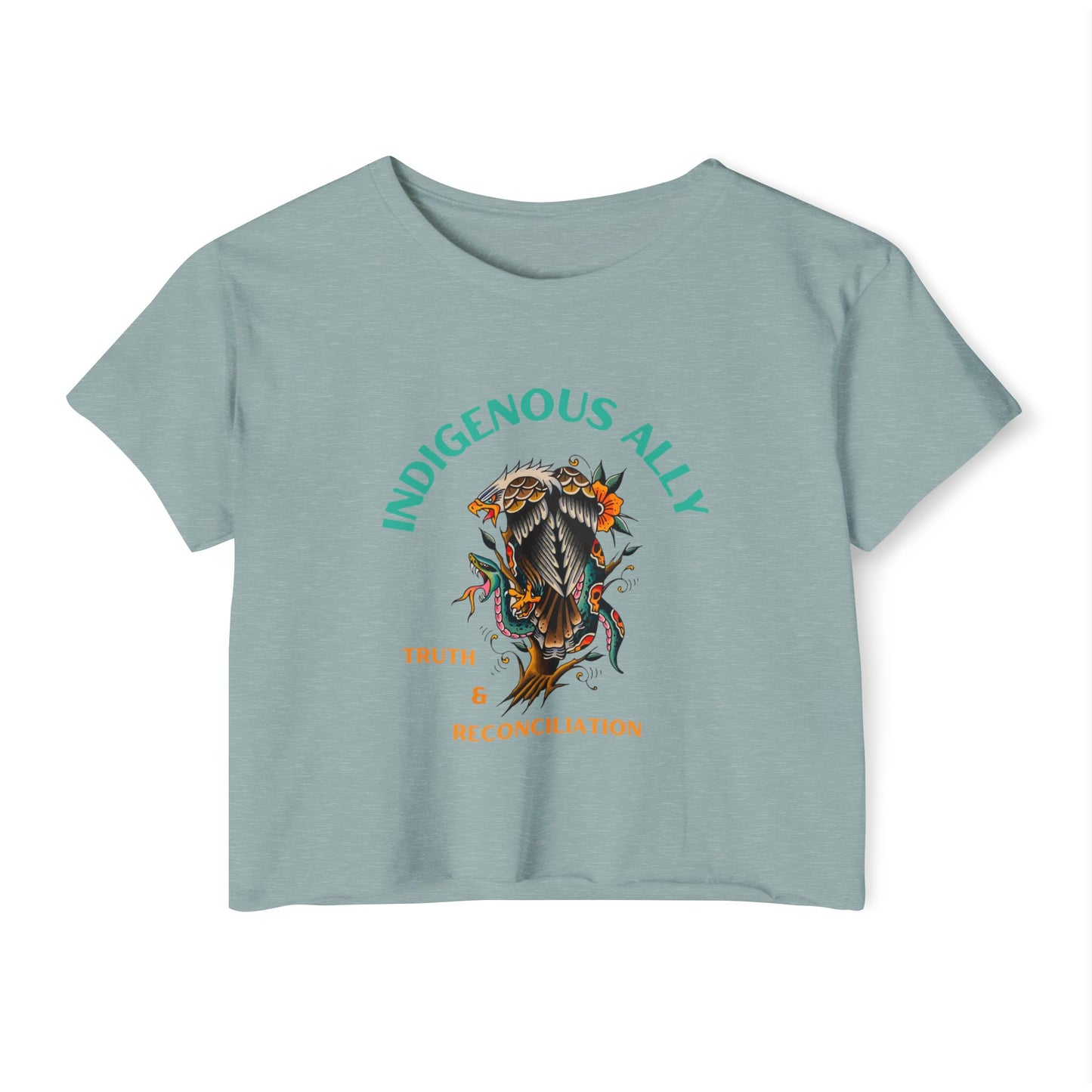 Indigenous Ally Tatty Crop Top