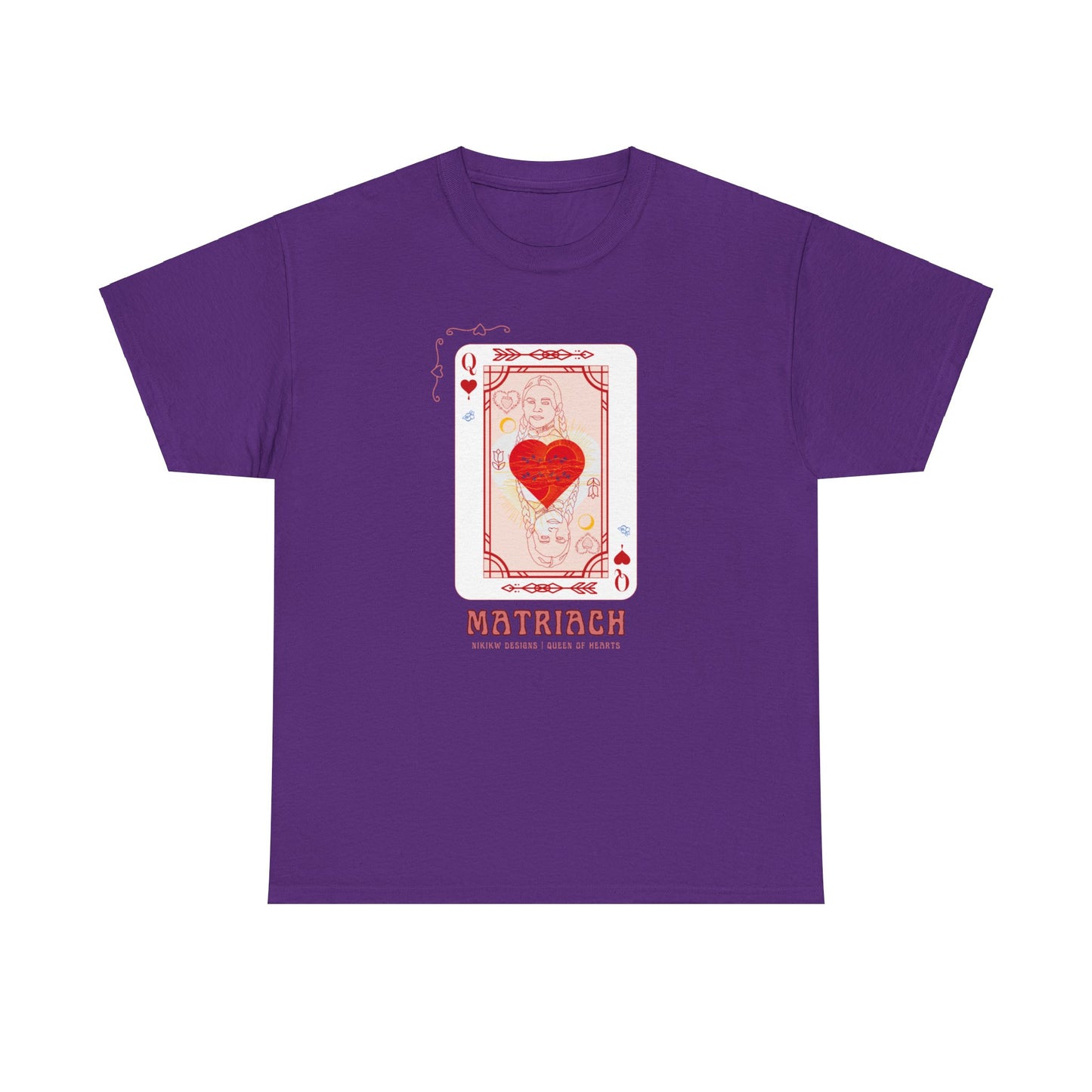 Queen Of Hearts Heavy Cotton Tee