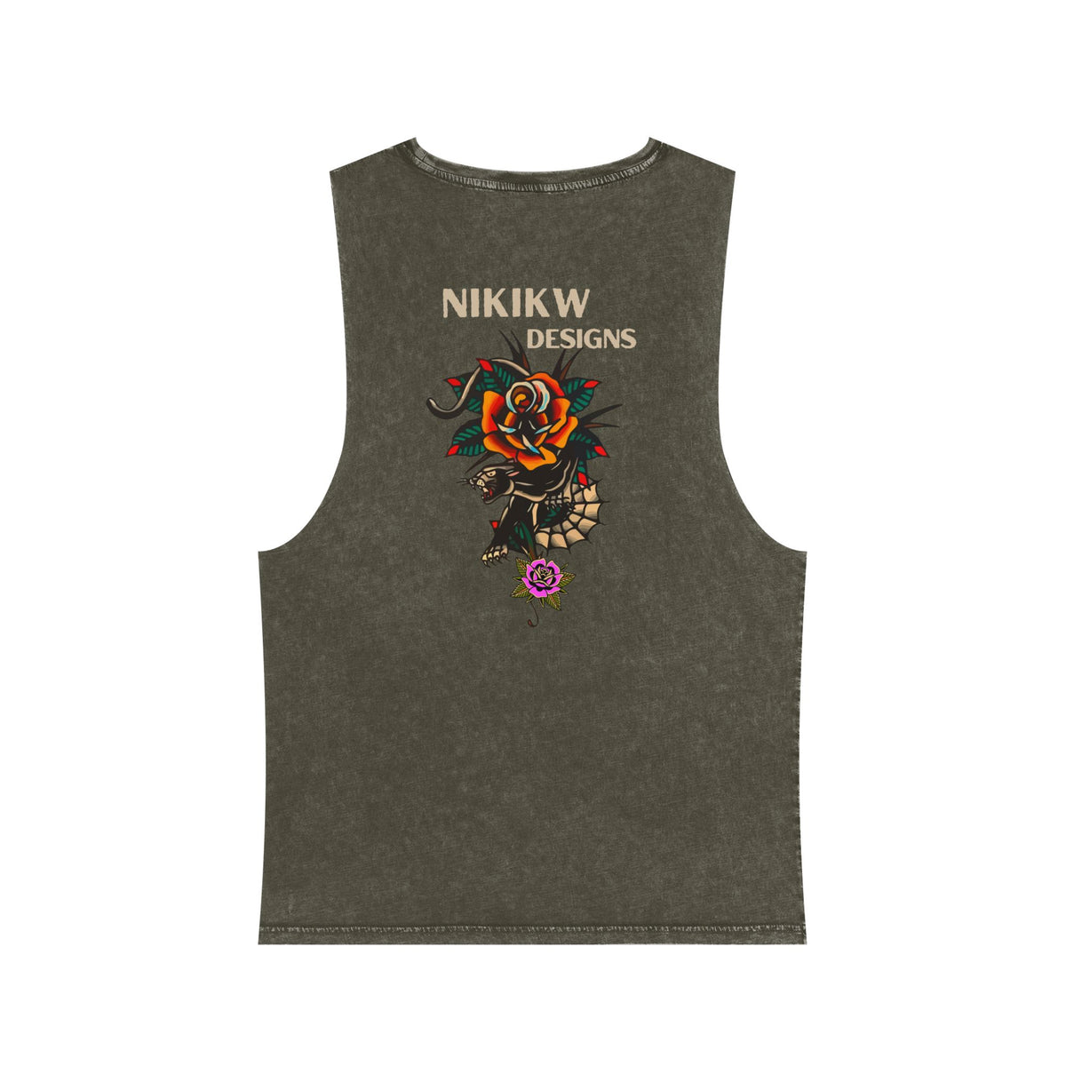Tatty Unisex Stonewash Tank Top