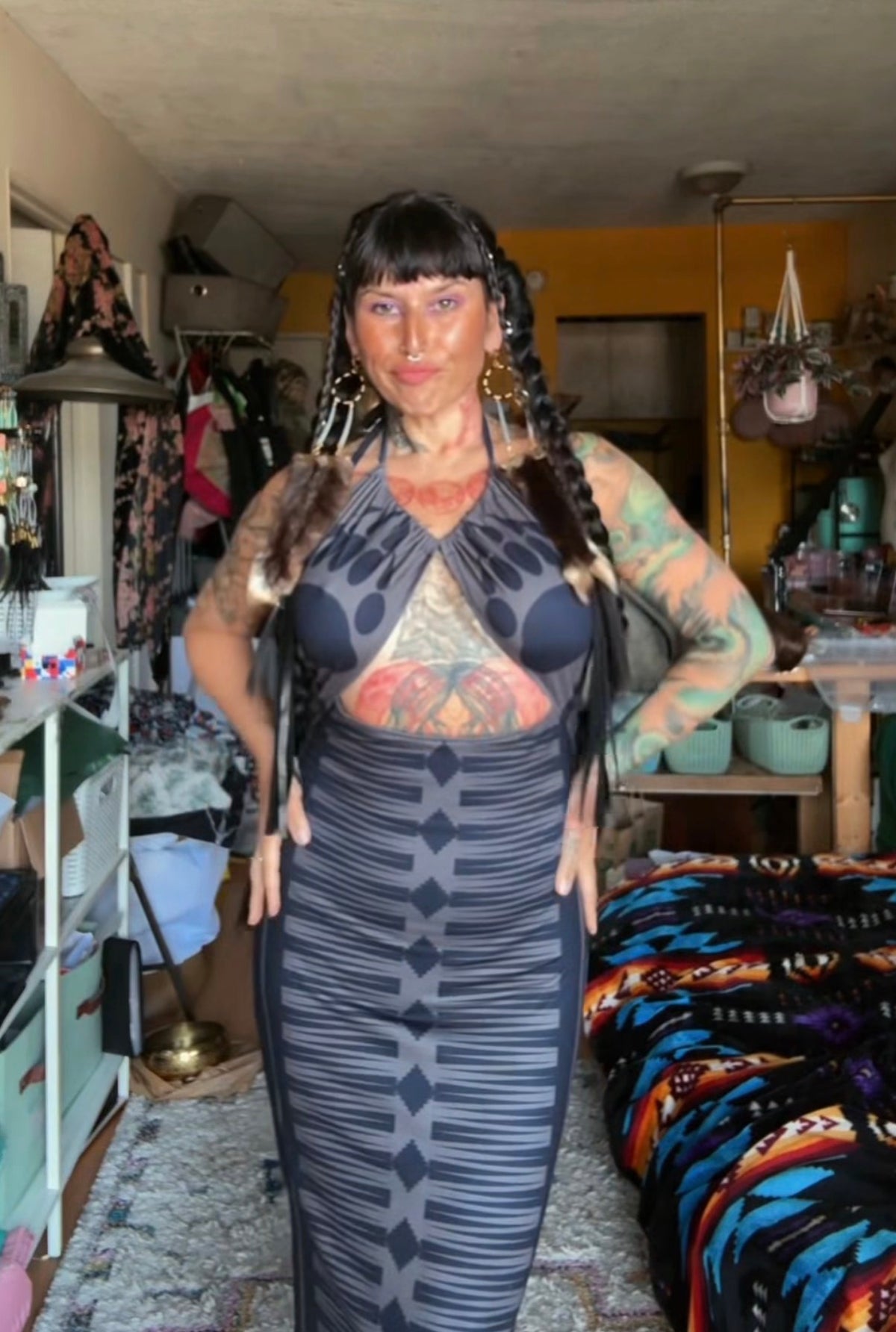 Bear ᒪᐢᑲᐧ maskwa Cami  Dress