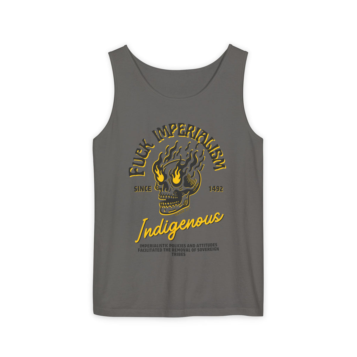 Fuck Imperialism Cotton Tank Top