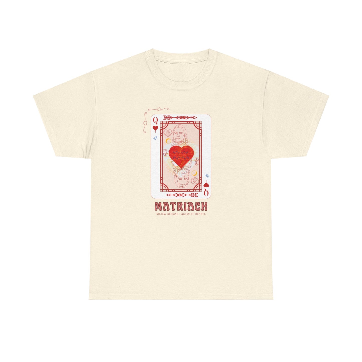 Queen Of Hearts Heavy Cotton Tee