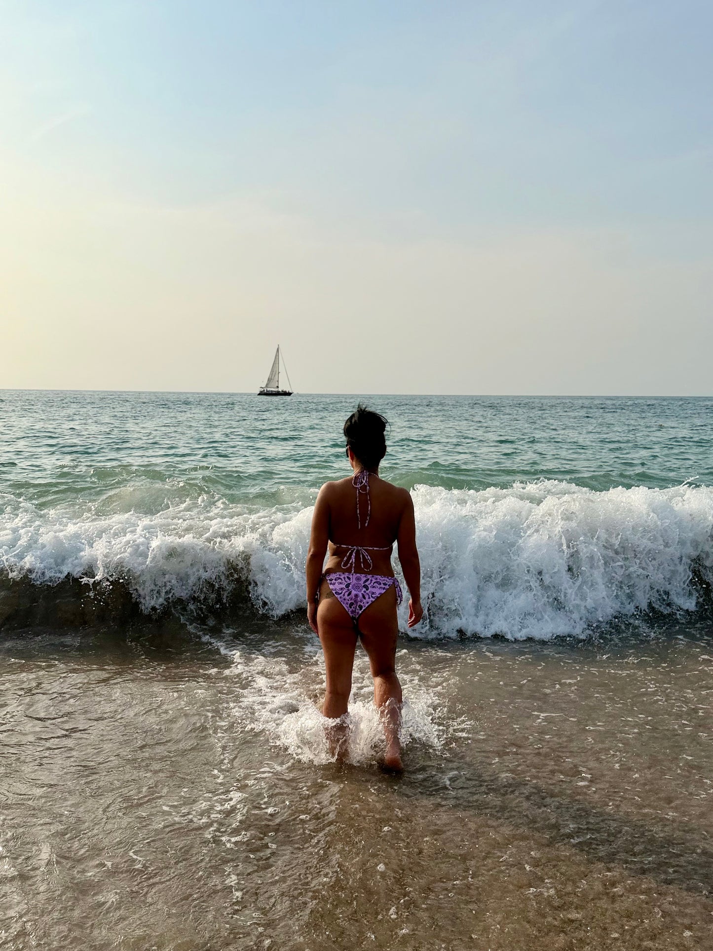 Bandana recycled string bikini