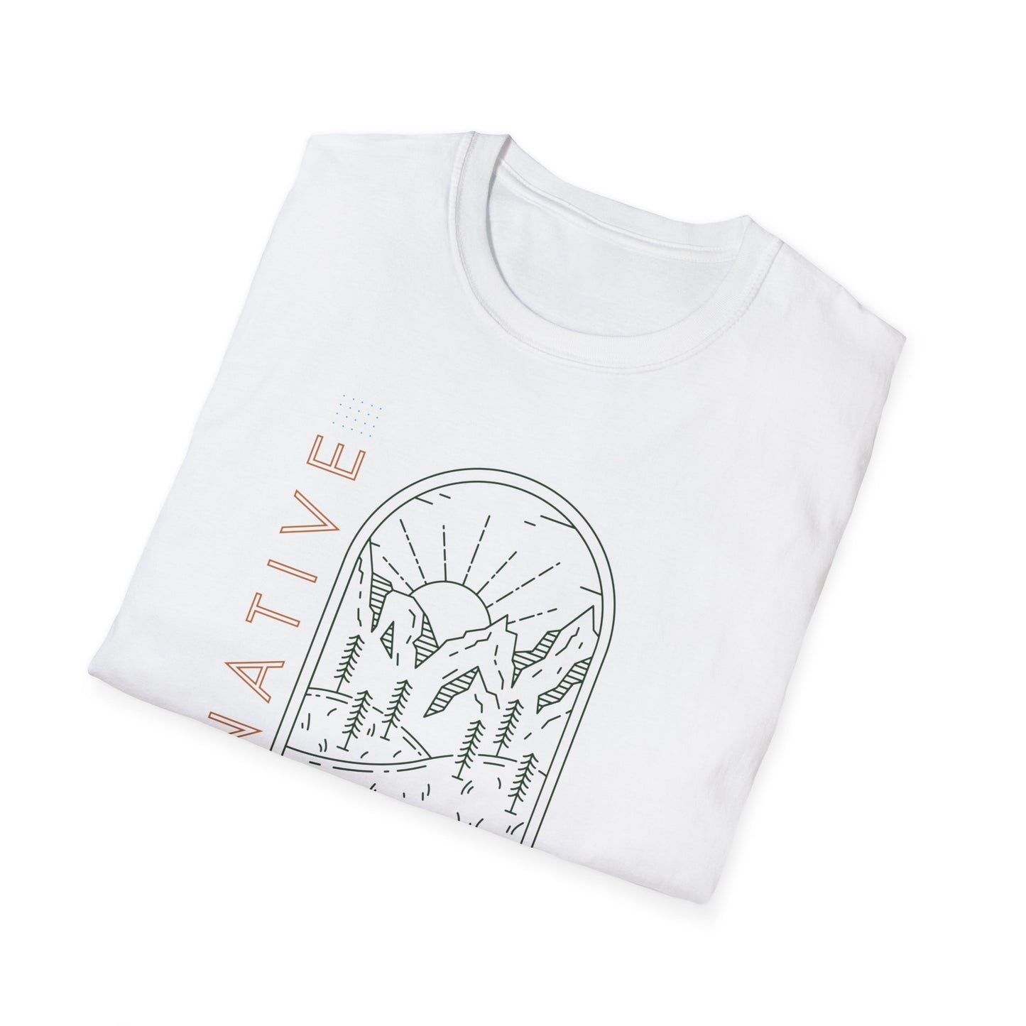 Minimalistic Native Land Soft Style T-Shirt