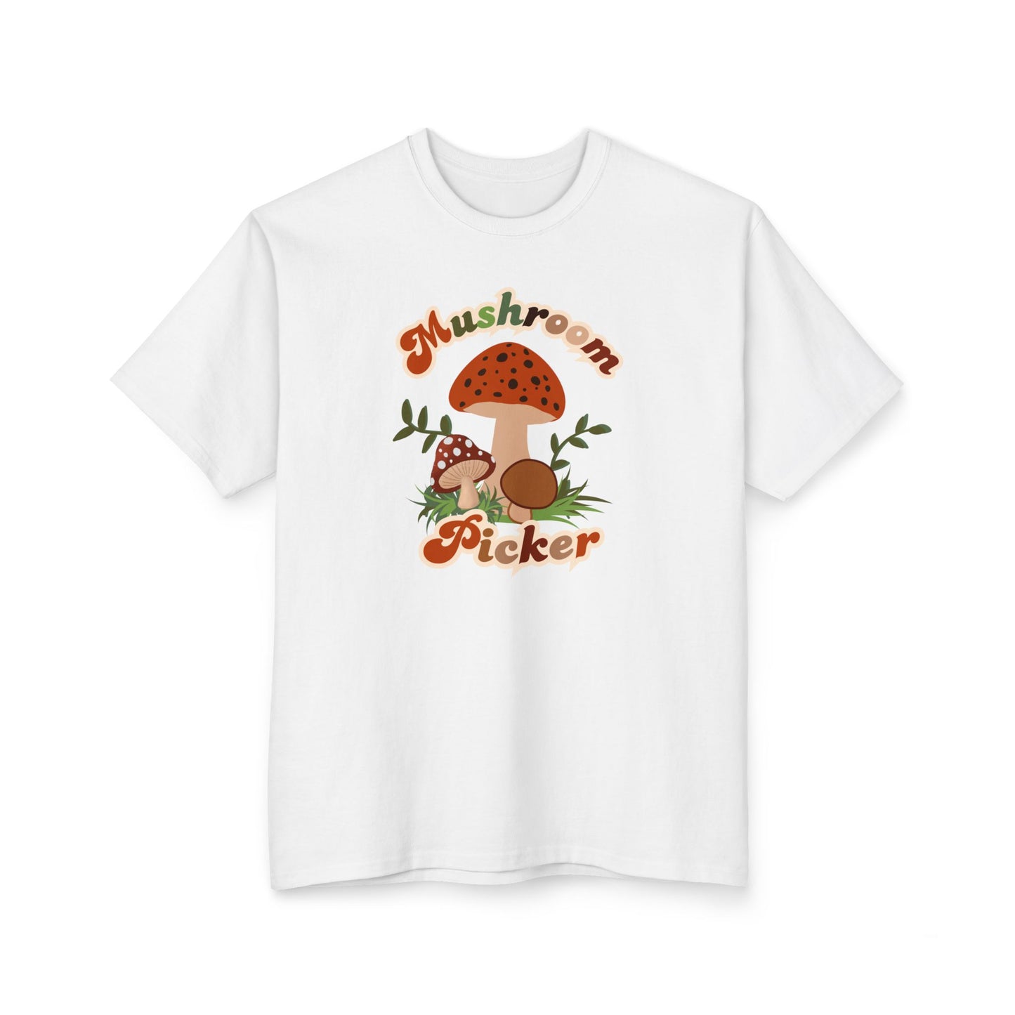 Mushroom Picker Cotton Tall T-Shirt