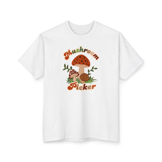 Mushroom Picker Cotton Tall T-Shirt