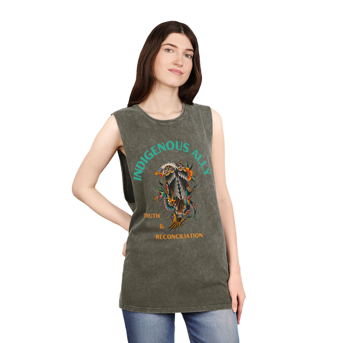 Indigenous Ally Stonewash Tank Top