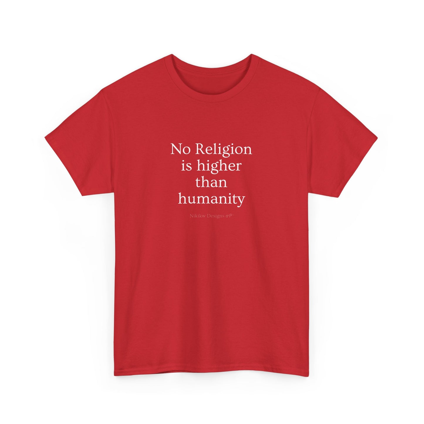 No Religion Heavy Cotton Tee