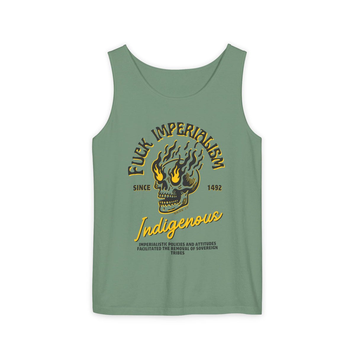 Fuck Imperialism Cotton Tank Top
