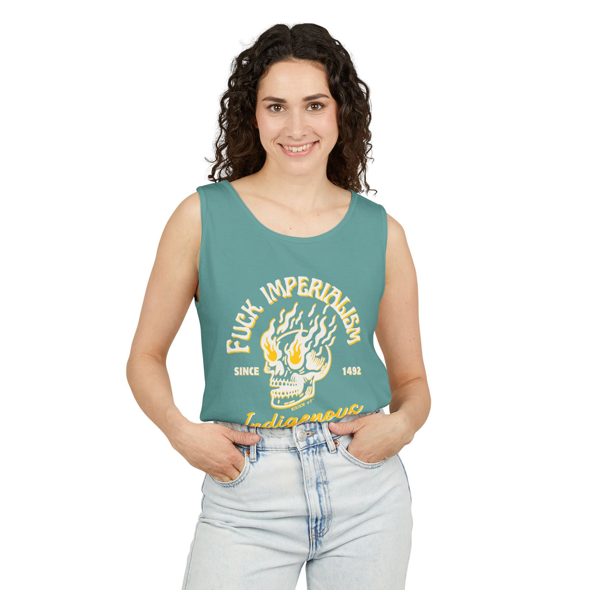 Fuck Imperialism Cotton Tank Top