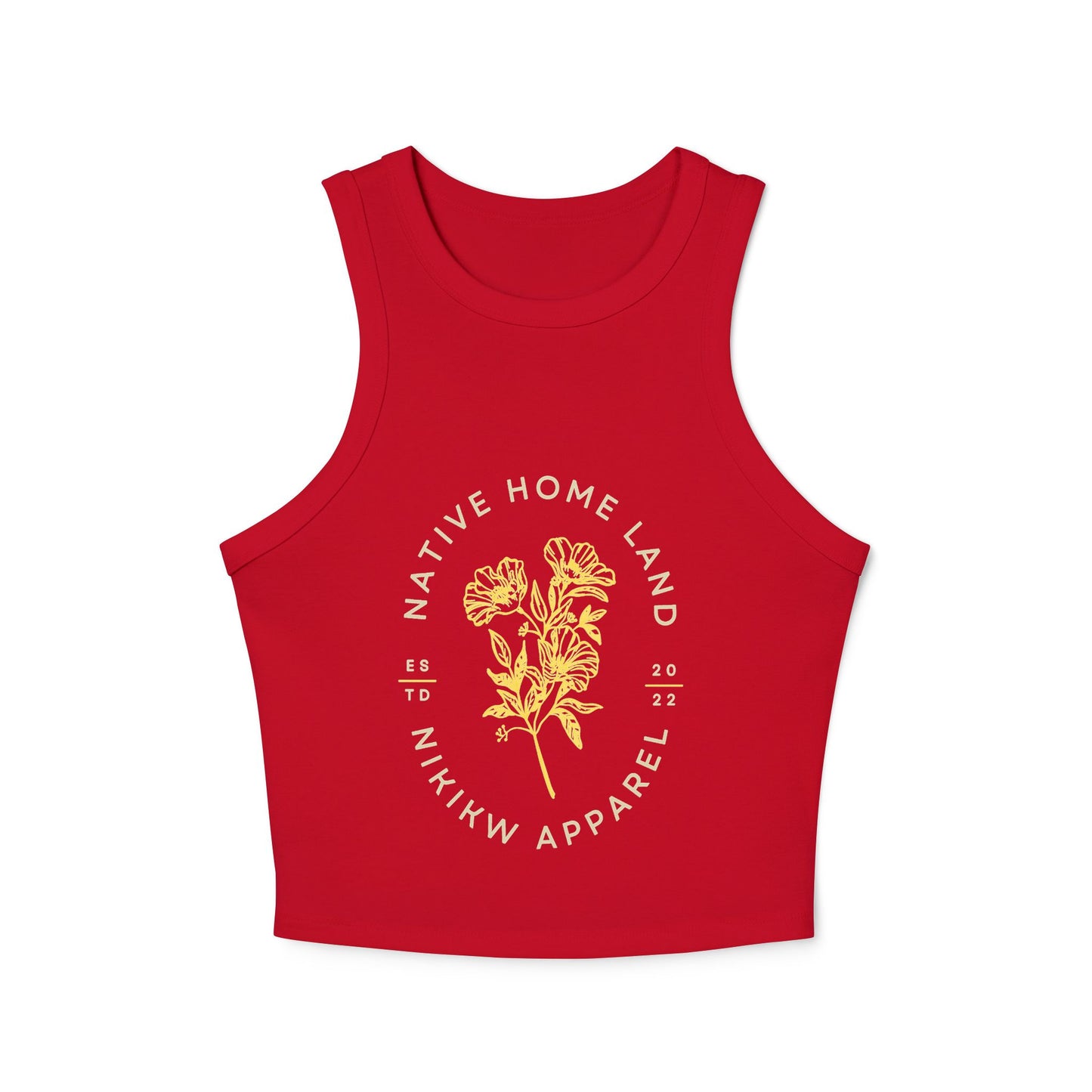 Native Homeland Micro Rib Racer Tank Top