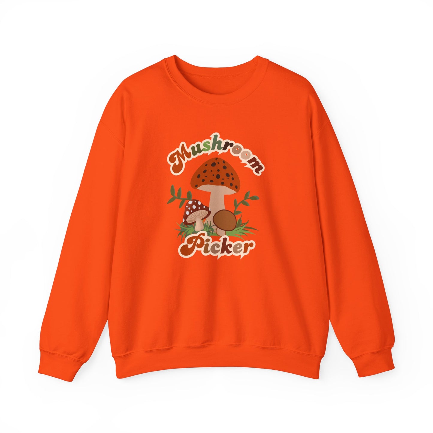 Mushroom Picker Heavy Blend Crewneck Sweatshirt