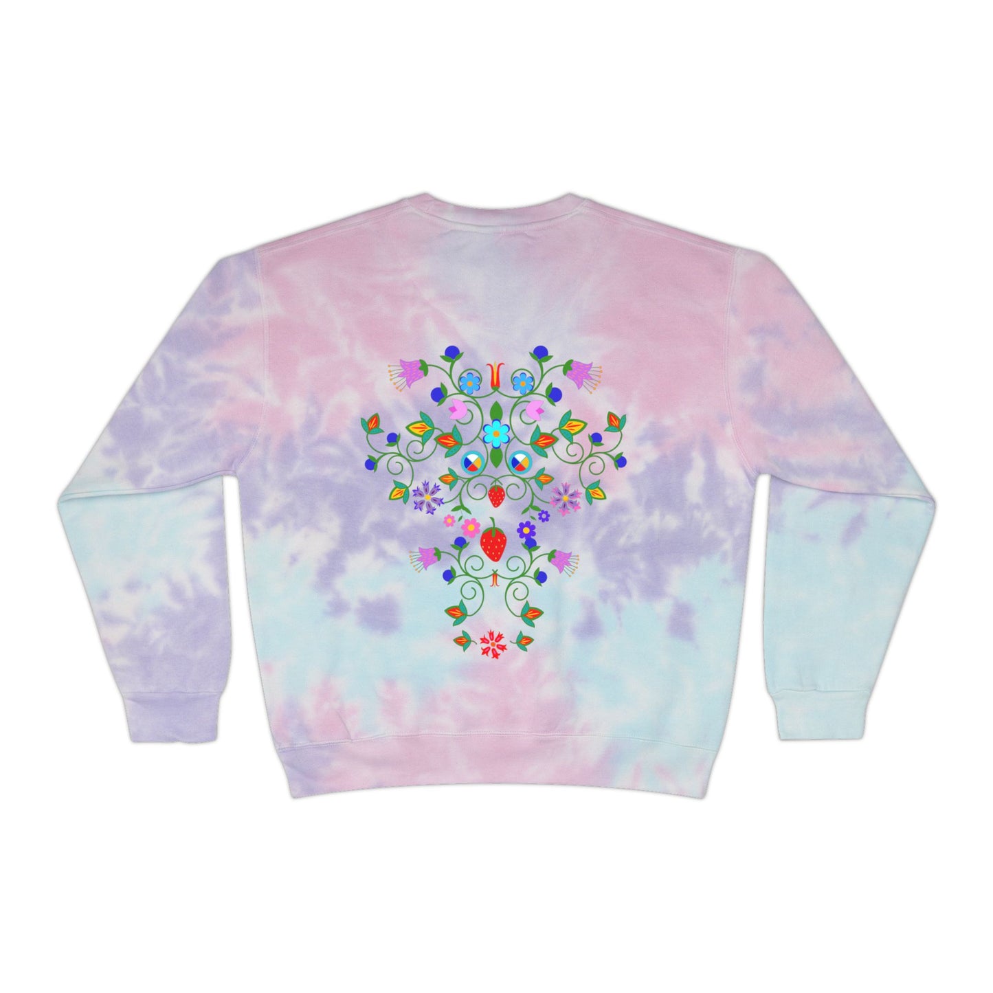 Native Floral Tie-Dye Sweatshirt Size