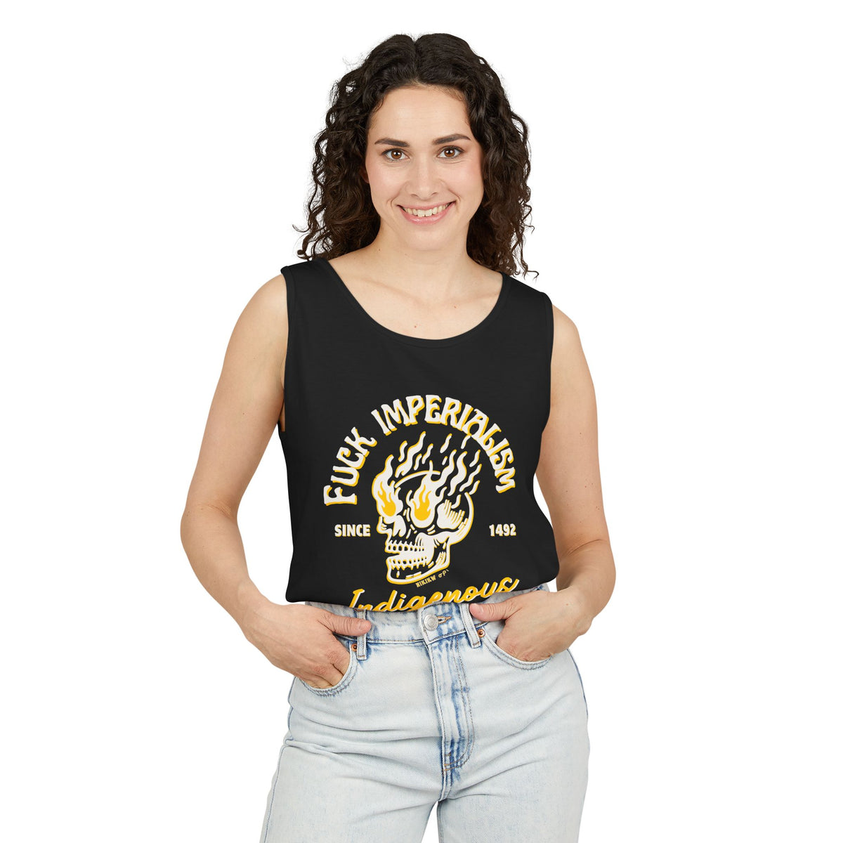 Fuck Imperialism Cotton Tank Top