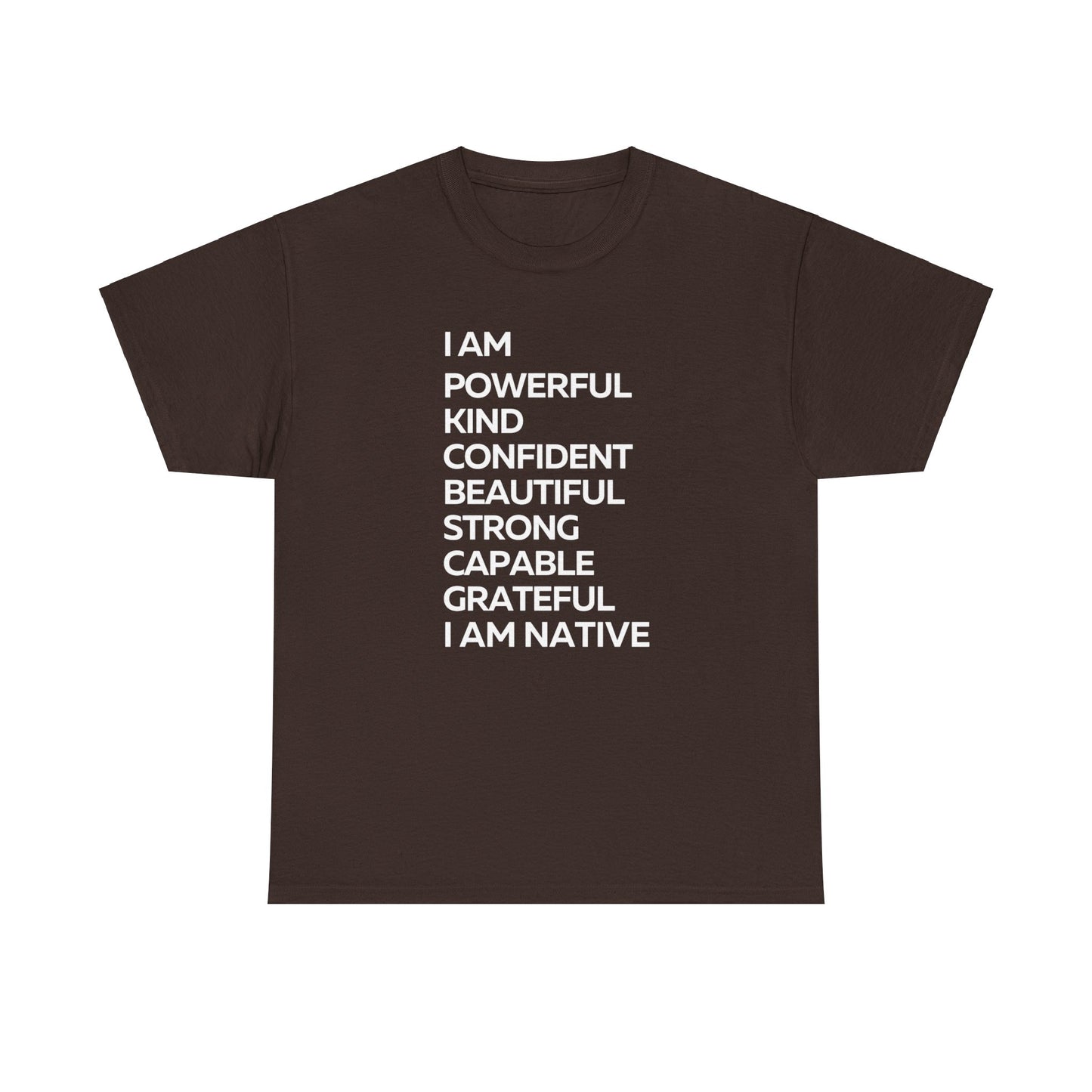 I am Native Heavy Cotton Tee