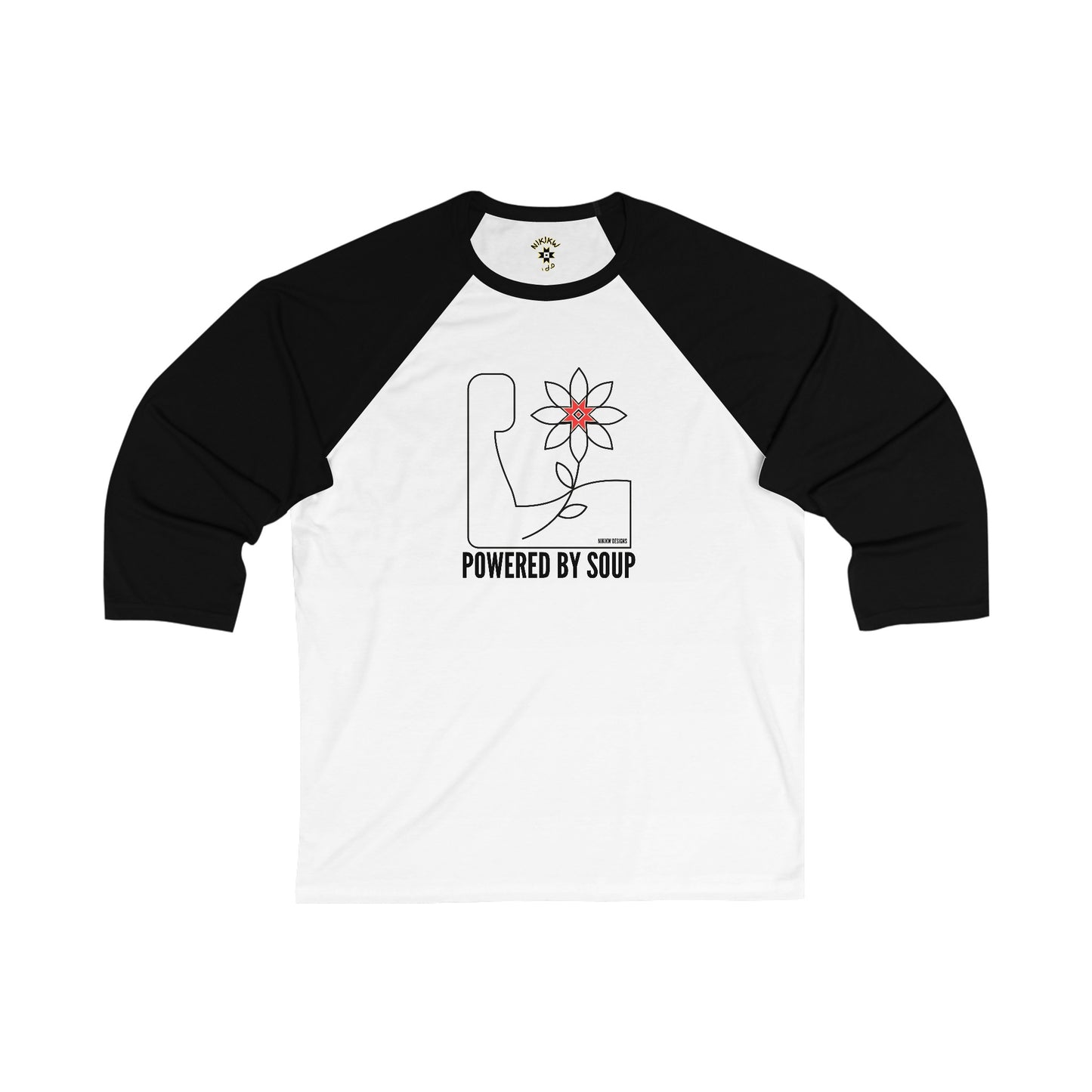 néhiyaw Cree Powered By Soup Baseball Tee