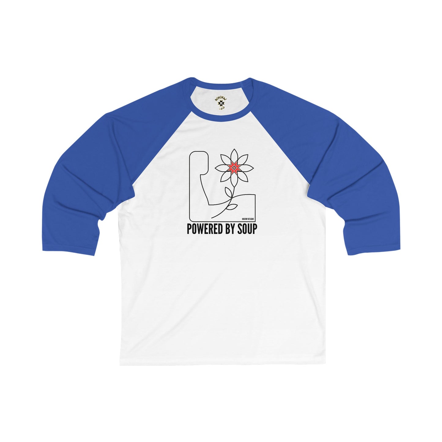 néhiyaw Cree Powered By Soup Baseball Tee