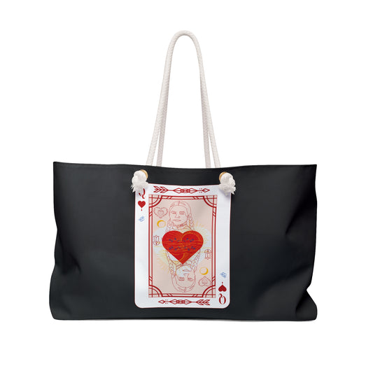 Queen Of Hearts Weekender Bag