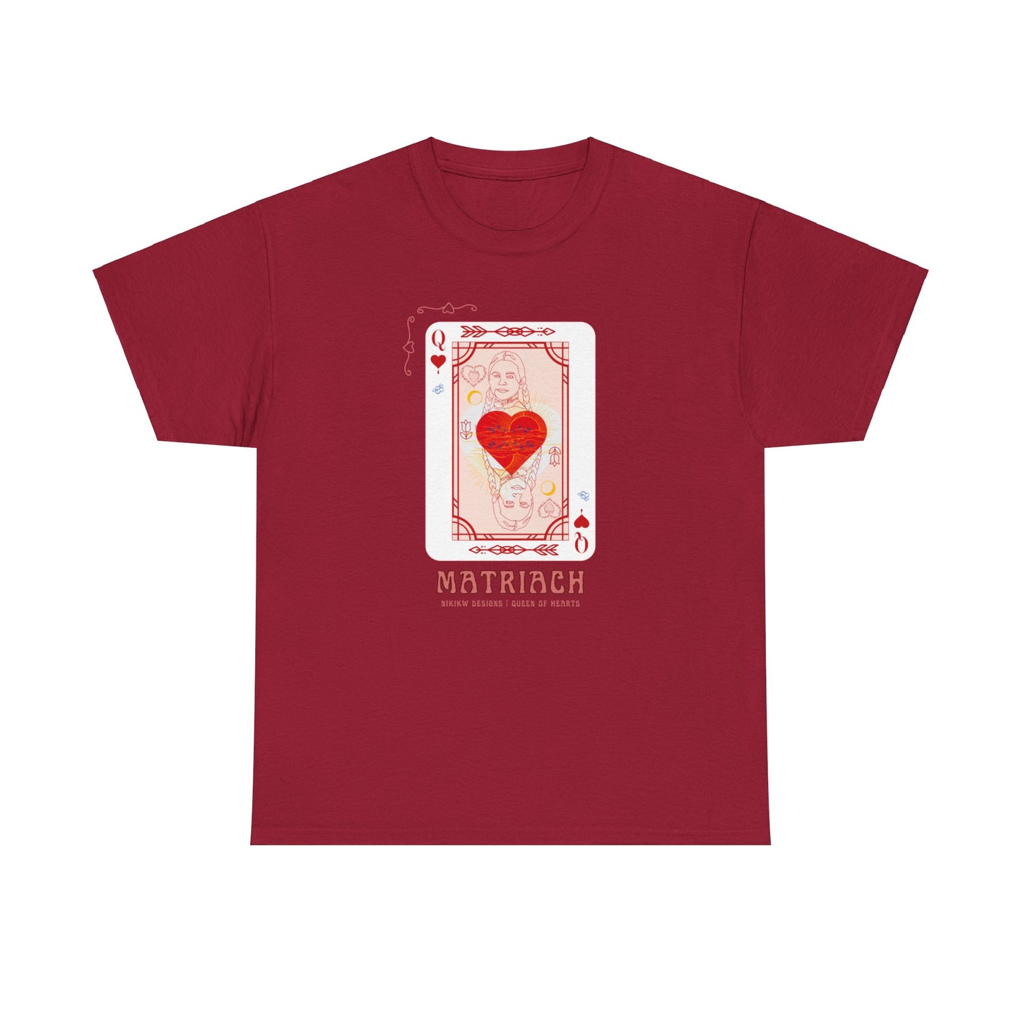 Queen Of Hearts Heavy Cotton Tee