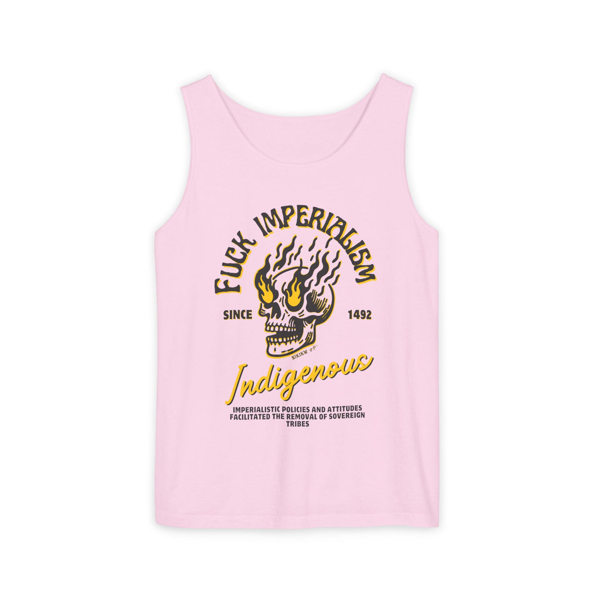Fuck Imperialism Cotton Tank Top