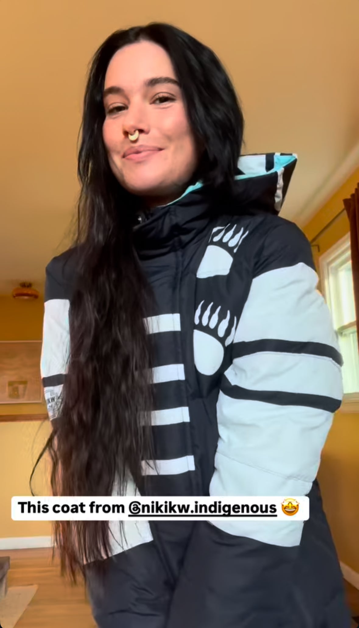 maskwa ᒪᐢᑲ Bear Long Down Jacket