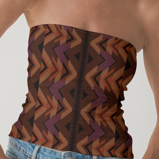 Arrows of Destiny Tube Top Indigenous fashion
