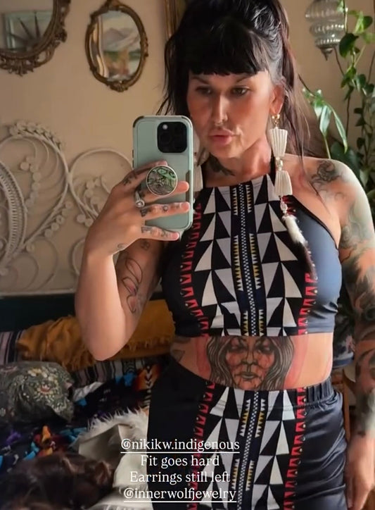 Moon and Sun Halter Crop Top