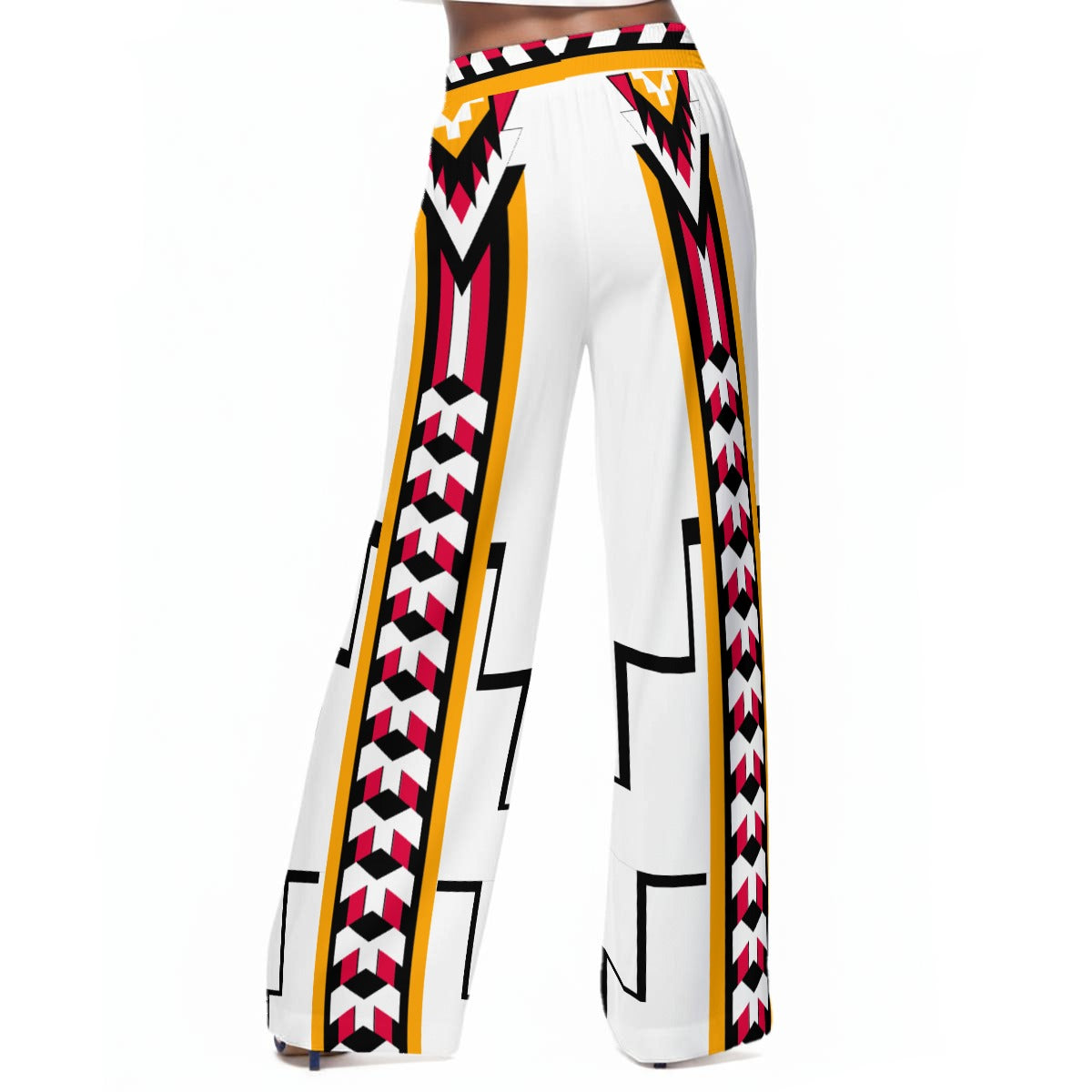 Four Directions Flowy Wide-Leg Pants 100% Rayon Indigenous apparel native owned