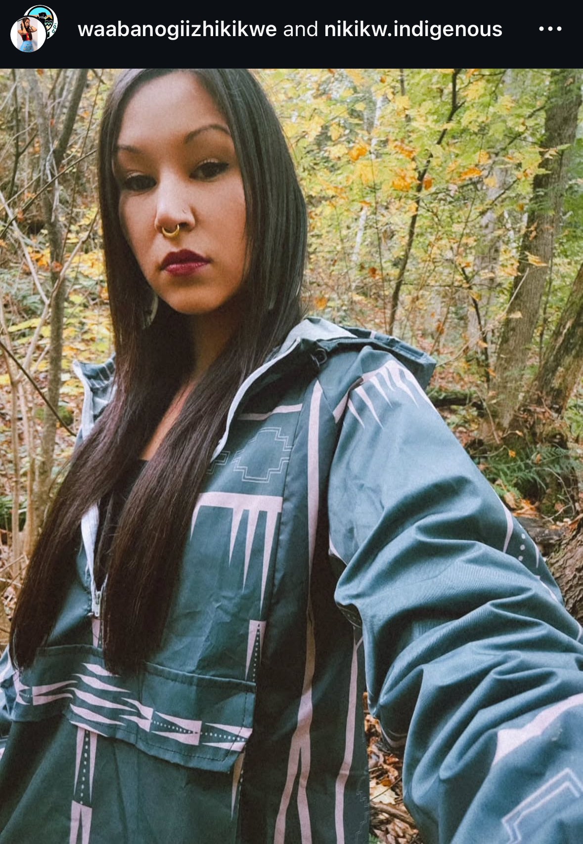 Native Print Long Jacket