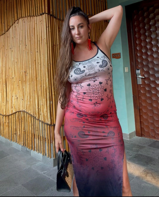 Woodland floral Cree bandana Dress