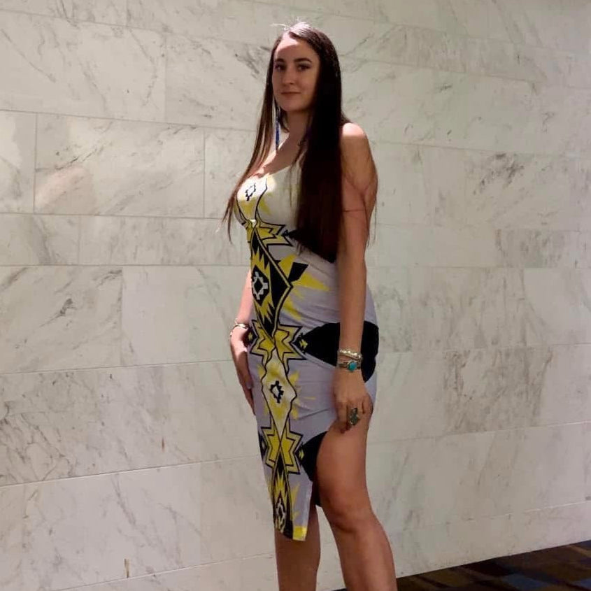 Shooting Star Crossed Cami Dress
