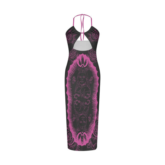 Indigenous Matriarch Pink Cami Dress