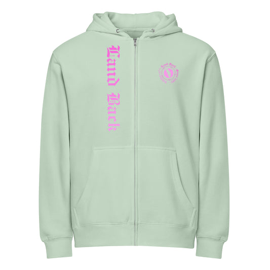 Land Back full zip hoodie