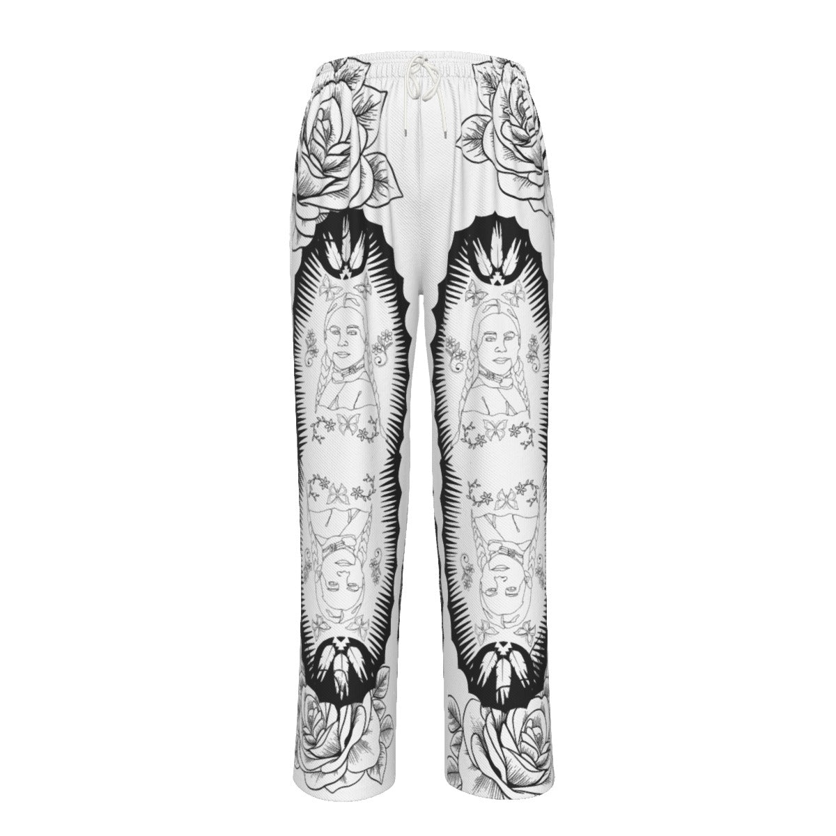 Cotton Matriarch Cotton Wide-Leg Pants Native Indigenous cotton sustainable fabric