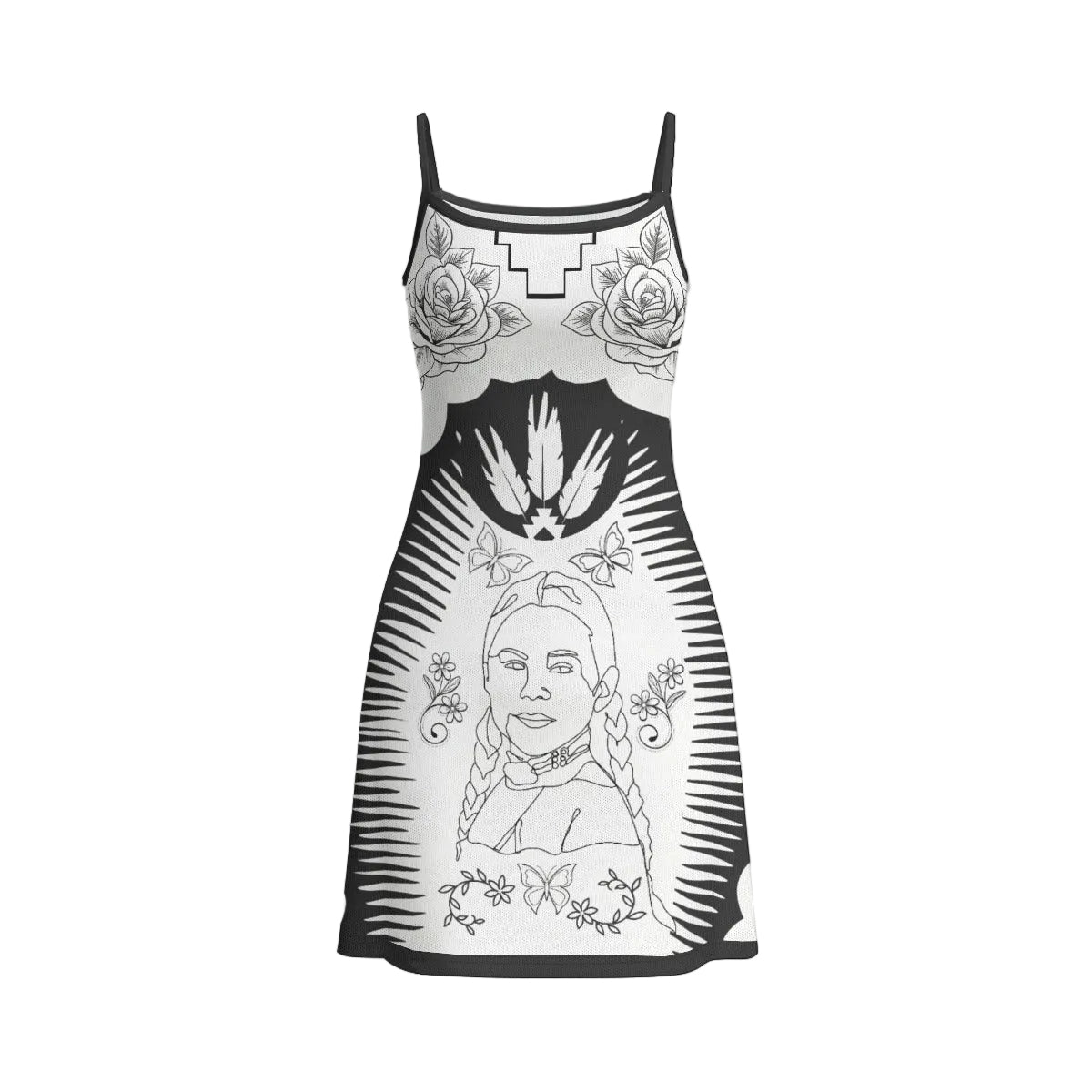 Native Matriarch Double-Layer Mesh Dress