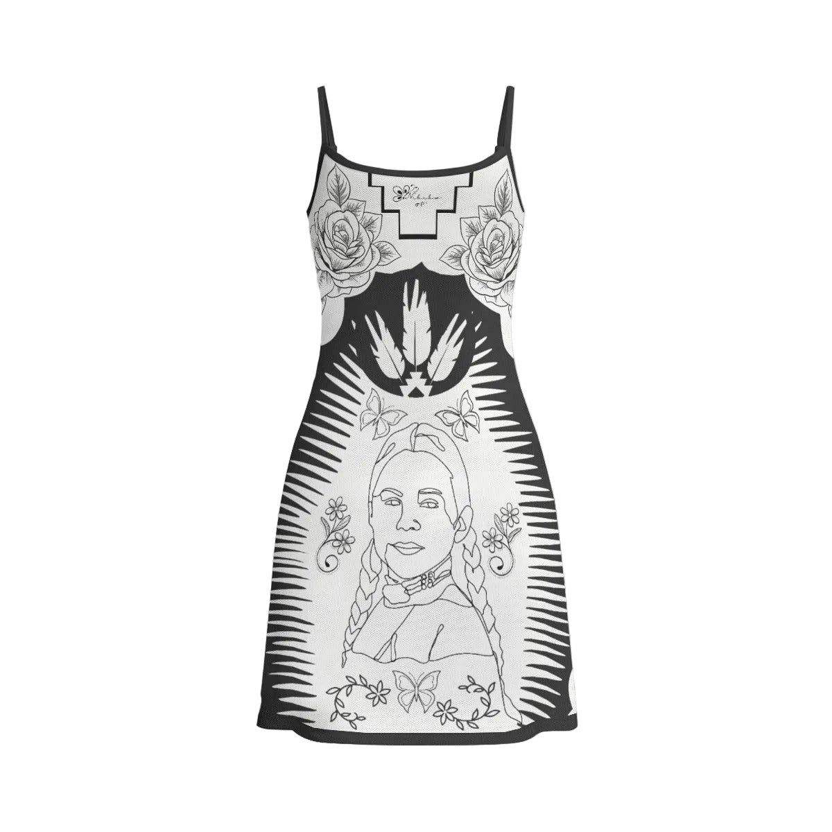 Native Matriarch Double-Layer Mesh Dress