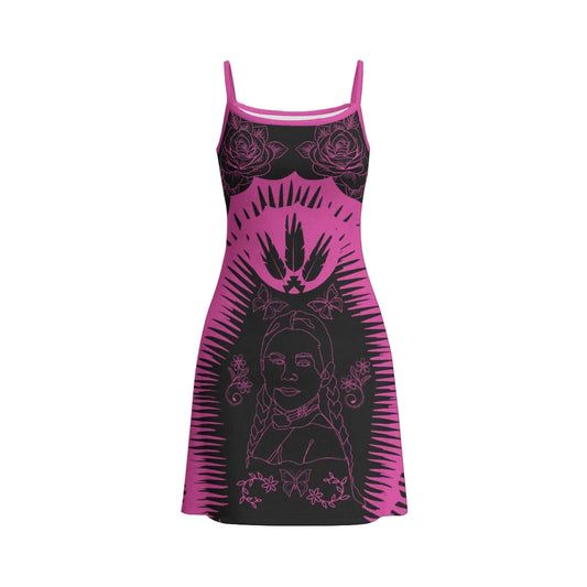 Matriarch Indigenous Pink Dress