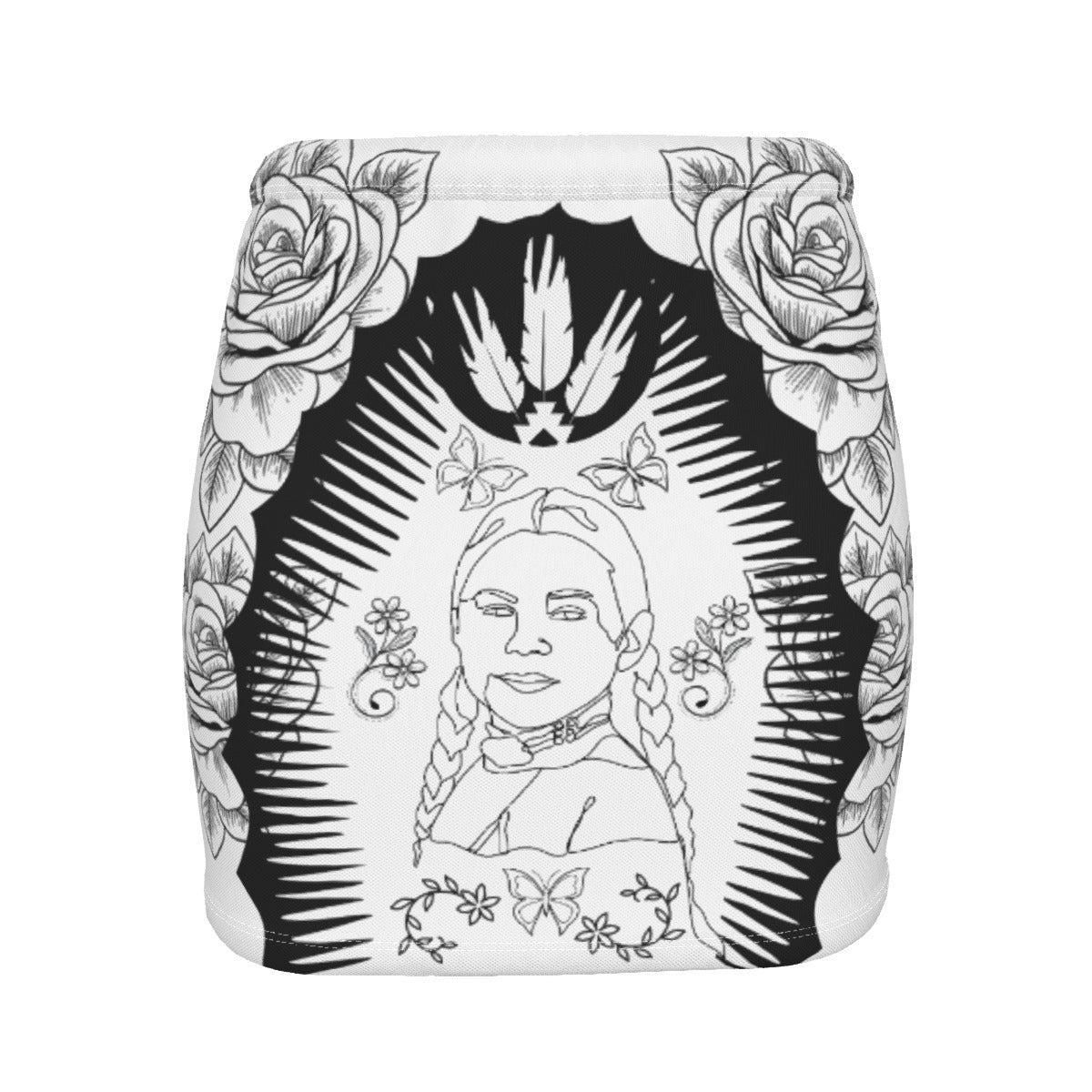 Matriarch Mini Skirt Indigenous Native Fashion